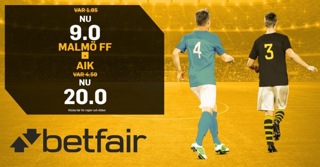 boostade odds MFF-AIK betfair