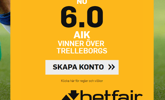 AIK Trelleborg boost Betfair