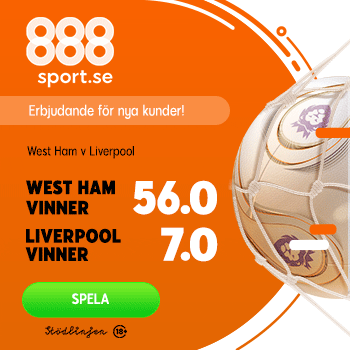Oddsboost 888Sport Premier League West Ham Liverpool